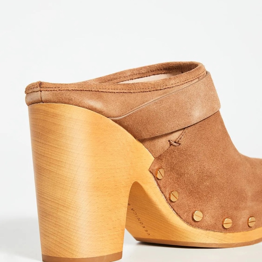 Veronica Beard Suede Clogs - Picture 3 of 9
